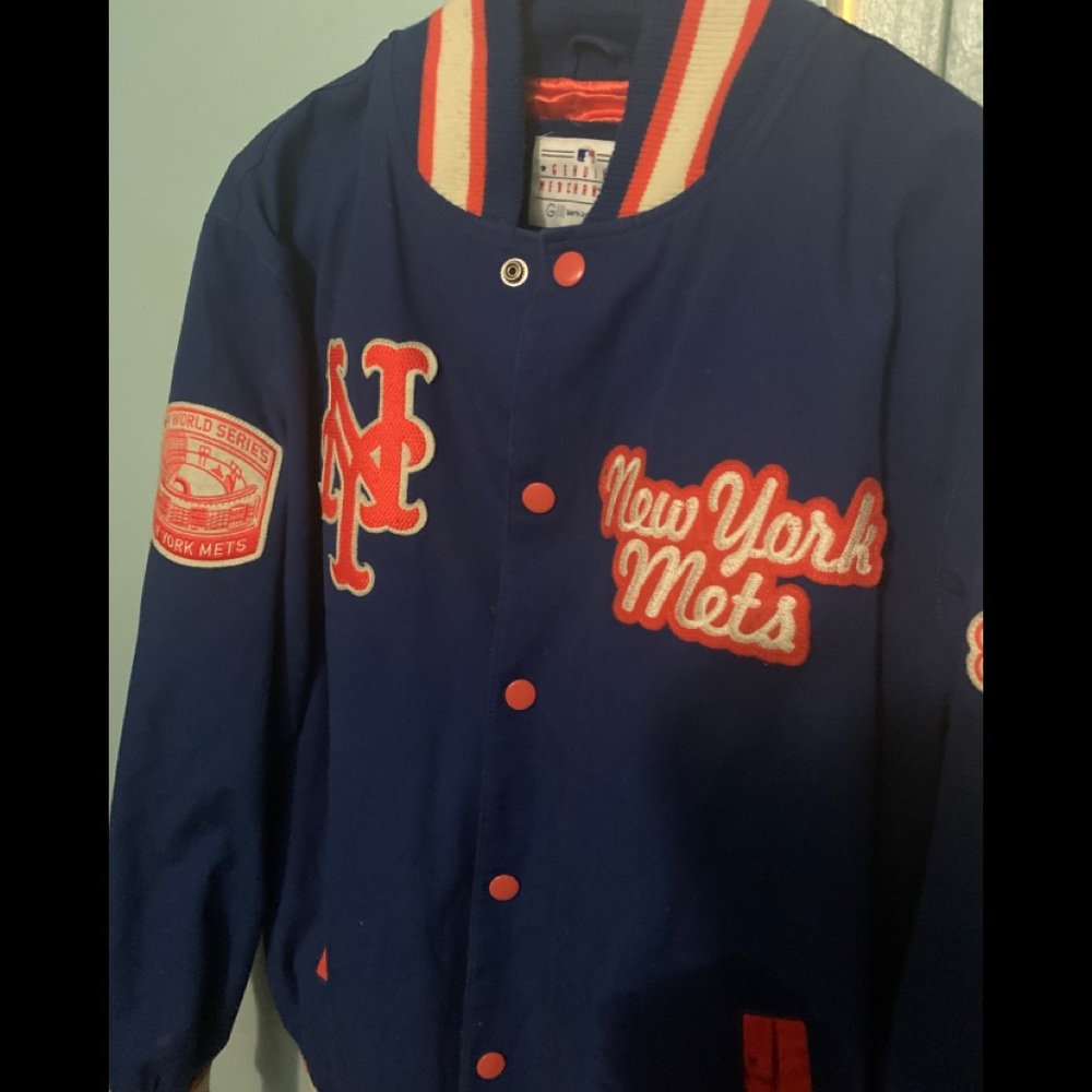 Ny World Series baseball jacket size large but fit xl - Picture 4 of 16